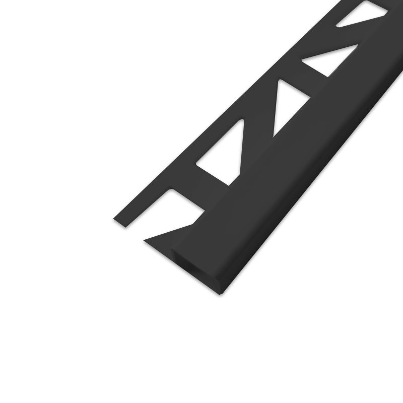 Square Edge Plastic Tile Trim Black DPSP by Dural Buy Plastic Tile Trim Online Premium Tile Trim